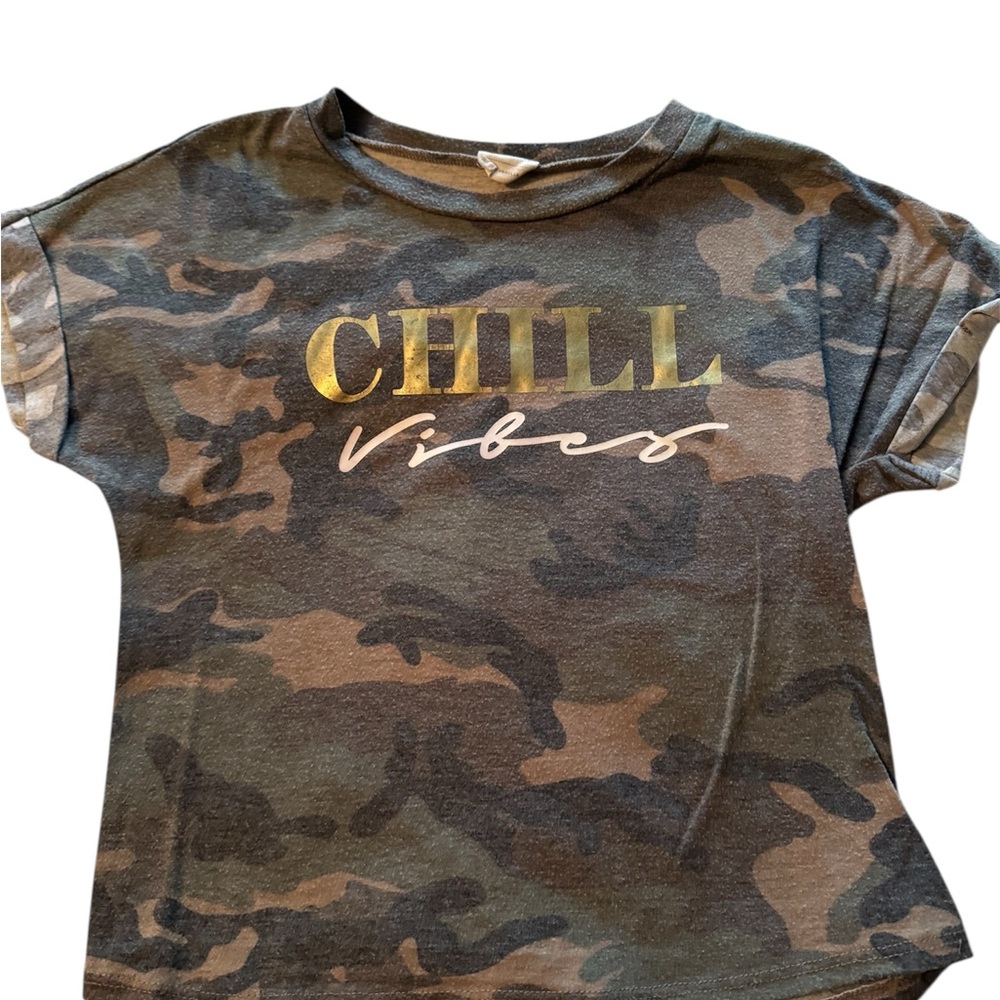 Camo Chill Vibes Kids T-Shirt